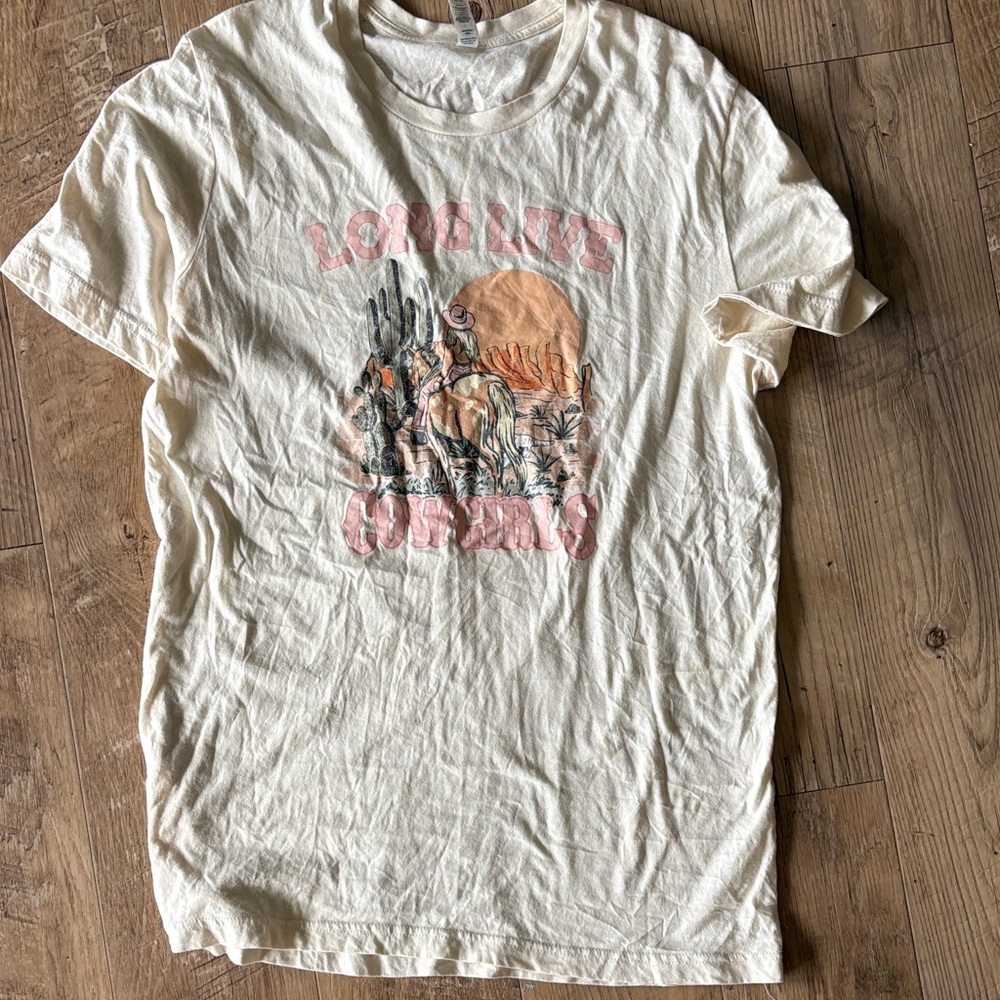 Cream Graphic T-Shirt